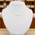 14k Goldkette mit integriertem Kreuz