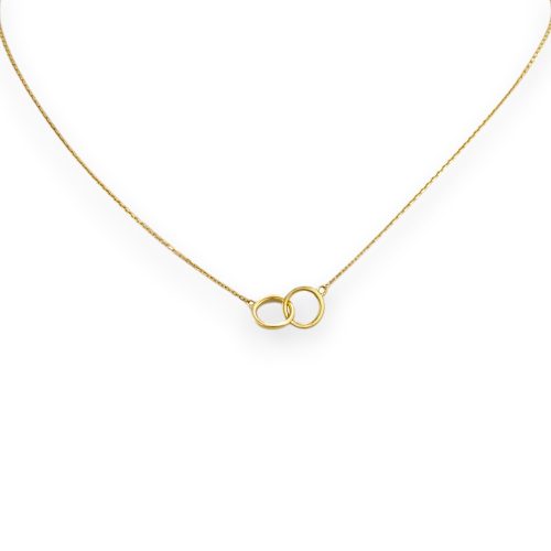 14k Goldkette mit integriertem Kreuz