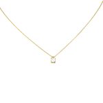 14k Goldkette mit integriertem Kreuz