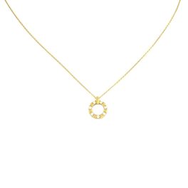14k Goldkette mit integriertem Kreuz