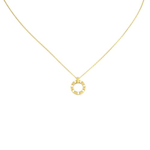 14k Goldkette mit integriertem Kreuz