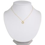 14k Goldkette mit integriertem Kreuz