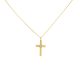 14k Goldkette mit integriertem Kreuz