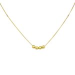 14k Goldkette mit integriertem Kreuz