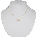 14k Goldkette mit integriertem Kreuz