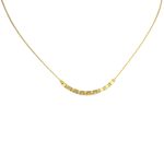 14k Goldkette mit integriertem Kreuz