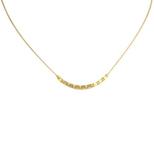 14k Goldkette mit integriertem Kreuz