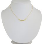 14k Goldkette mit integriertem Kreuz