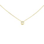 14k Goldkette mit integriertem Kreuz