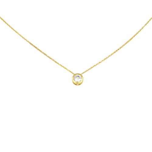 14k Goldkette mit integriertem Kreuz