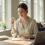 14k Goldkette mit integriertem Kreuz