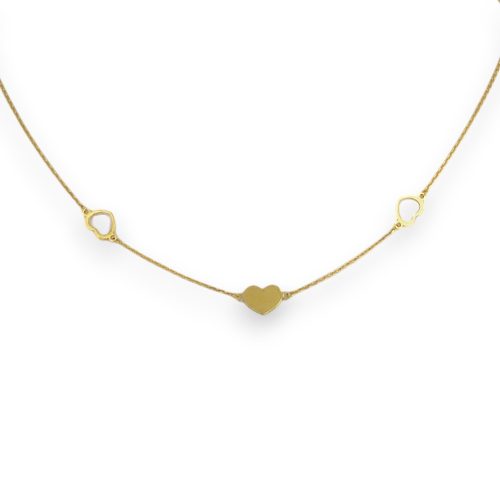 14k Goldkette mit integriertem Kreuz