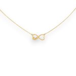 14k Goldkette mit integriertem Kreuz