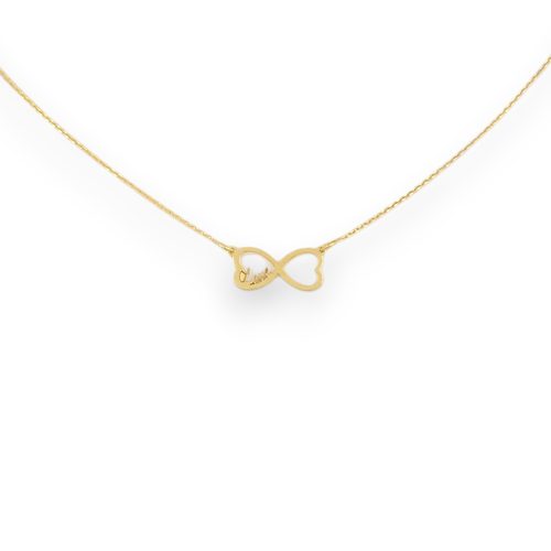 14k Goldkette mit integriertem Kreuz