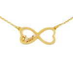 14k Goldkette mit integriertem Kreuz