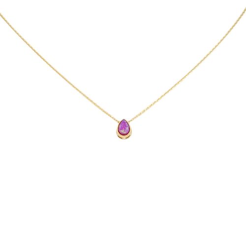 14k Goldkette mit integriertem Kreuz