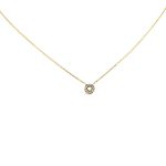 14k Goldkette mit integriertem Kreuz