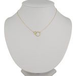 14k Goldkette mit integriertem Kreuz