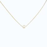 14k Goldkette mit integriertem Kreuz