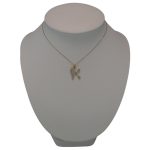 Anhänger aus 14-karätigem Gold, Pudel, verziert mit Kristallen