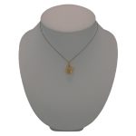 Anhänger aus 14-karätigem Gold, konvexer Pferdekopf