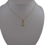 Pinguin-Anhänger aus 14-karätigem Gold