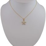 Seestern-Anhänger aus 14-karätigem Gold