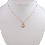  Anhänger aus 14-karätigem Gold, Pfote