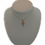 Anhänger aus 14-karätigem Gold, Kreuz