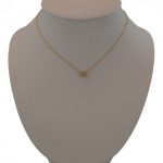 Anhänger aus 14-karätigem Gold, Knopf