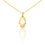 Anhänger aus 14-karätigem Gold, Hand von Fatima