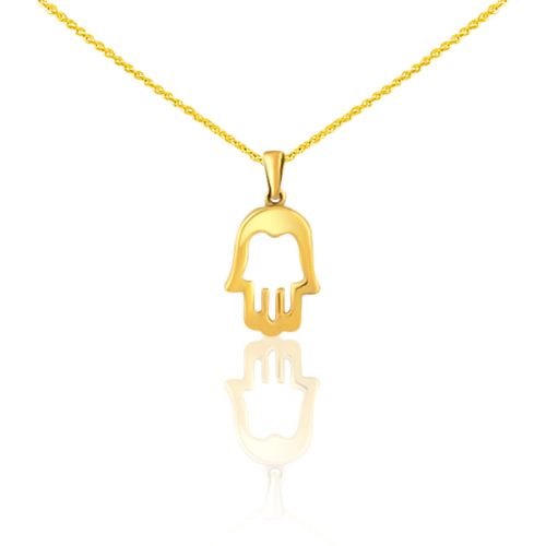 Anhänger aus 14-karätigem Gold, Hand von Fatima