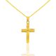Anhänger aus 14-karätigem Gold, Kreuz
