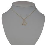 Anhänger aus 14-karätigem Gold, Schmetterling