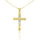 Anhänger aus 14-karätigem Gold, Jesus am Kreuz