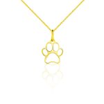 Anhänger aus 14-karätigem Gold, Pfote