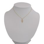 Anhänger aus 14-karätigem Gold mit Tennisschlägerball