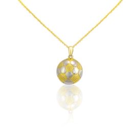 14k Gold Anhänger, Fußball