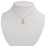 14k Gold-Anhänger, Anker