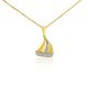 14k Gold-Anhänger, Segelboot