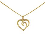 14k Gold-Anhänger, Segelboot