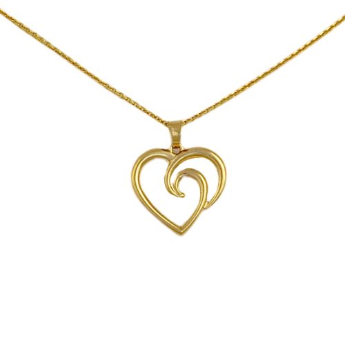 14k Gold-Anhänger, Segelboot