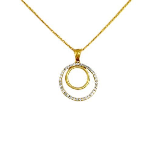 14k Gold-Anhänger, Segelboot