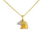 14k Gold-Anhänger, Segelboot