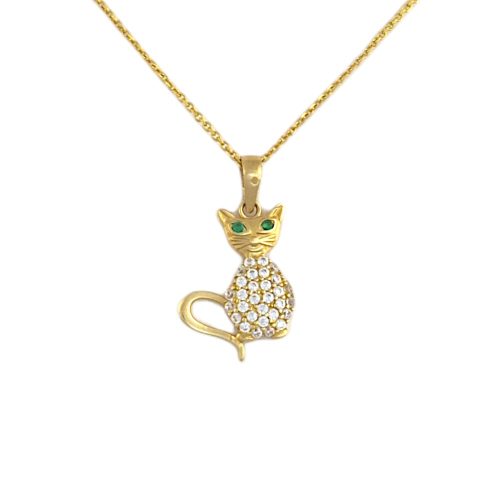 14k Gold-Anhänger, Segelboot