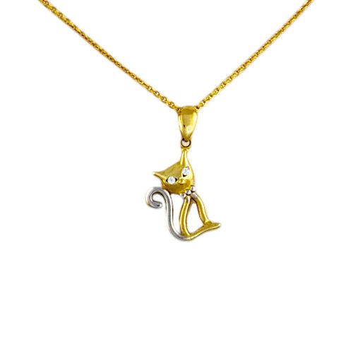 14k Gold-Anhänger, Segelboot