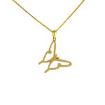 14k Gold-Anhänger, Segelboot