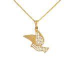 14k Gold-Anhänger, Segelboot