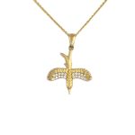 14k Gold-Anhänger, Segelboot