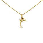 14k Gold-Anhänger, Segelboot